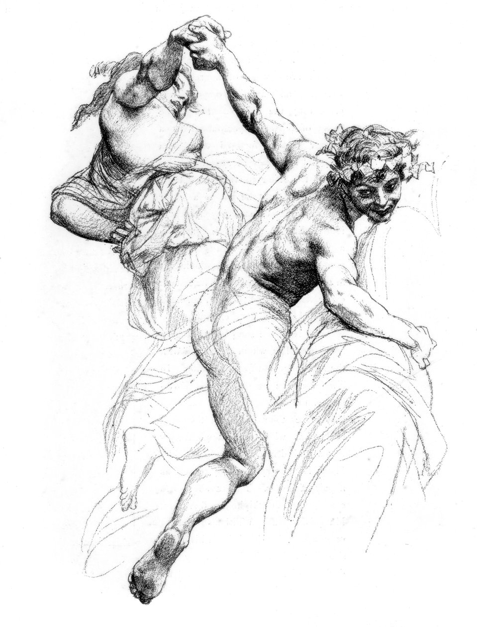 Studie k triumfu Flory, c1880-1882. od Alexandre Cabanel