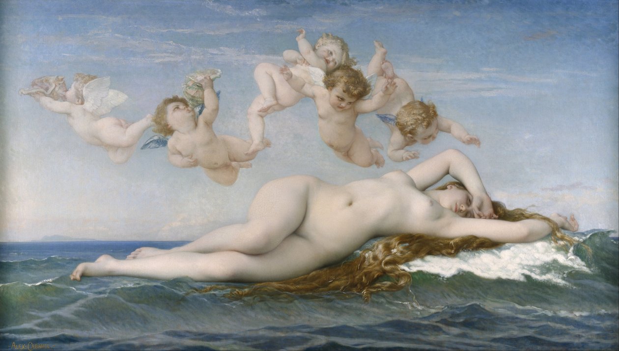 Zrození Venuše od Alexandre Cabanel