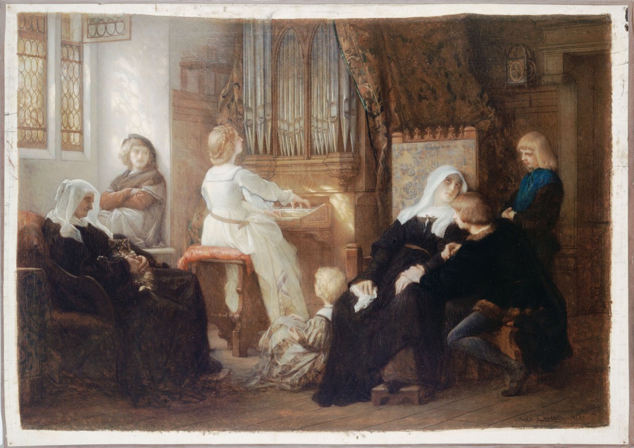Vdova po sbormistrovi od Alexandre Cabanel