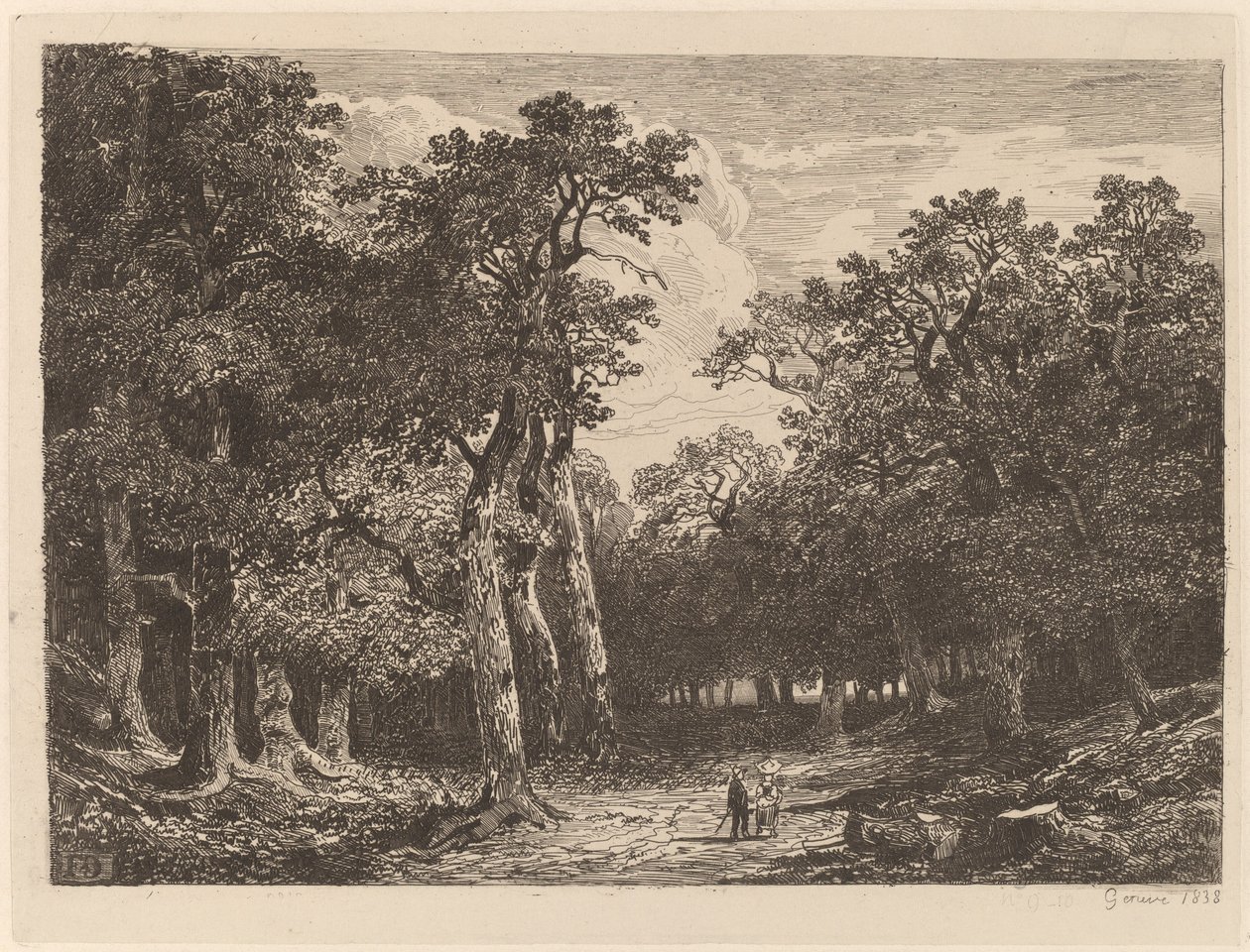 Pár na mýtině od Alexandre Calame