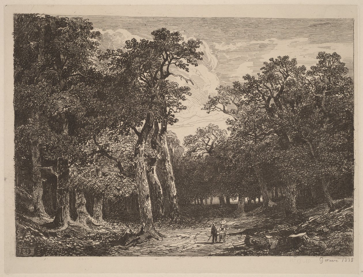 Pár na mýtině od Alexandre Calame