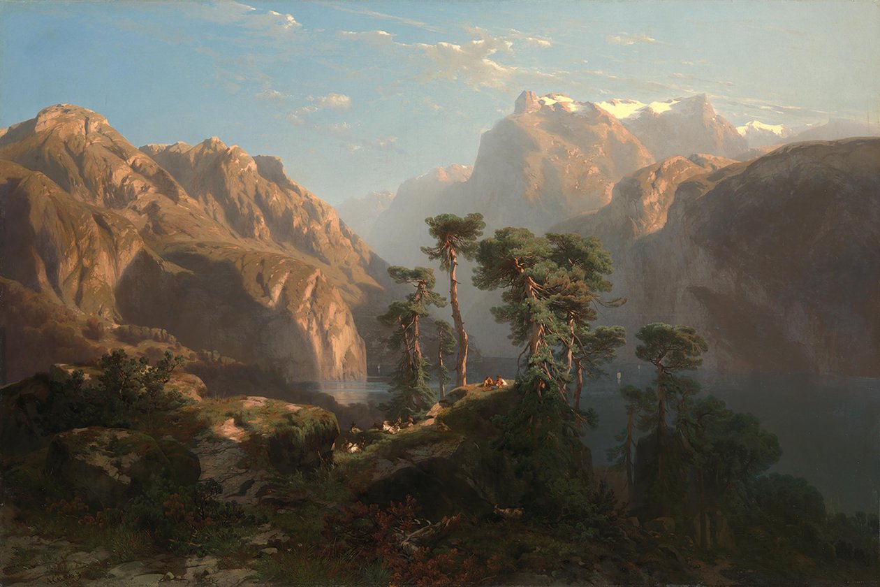Vierwaldstätter See od Alexandre Calame