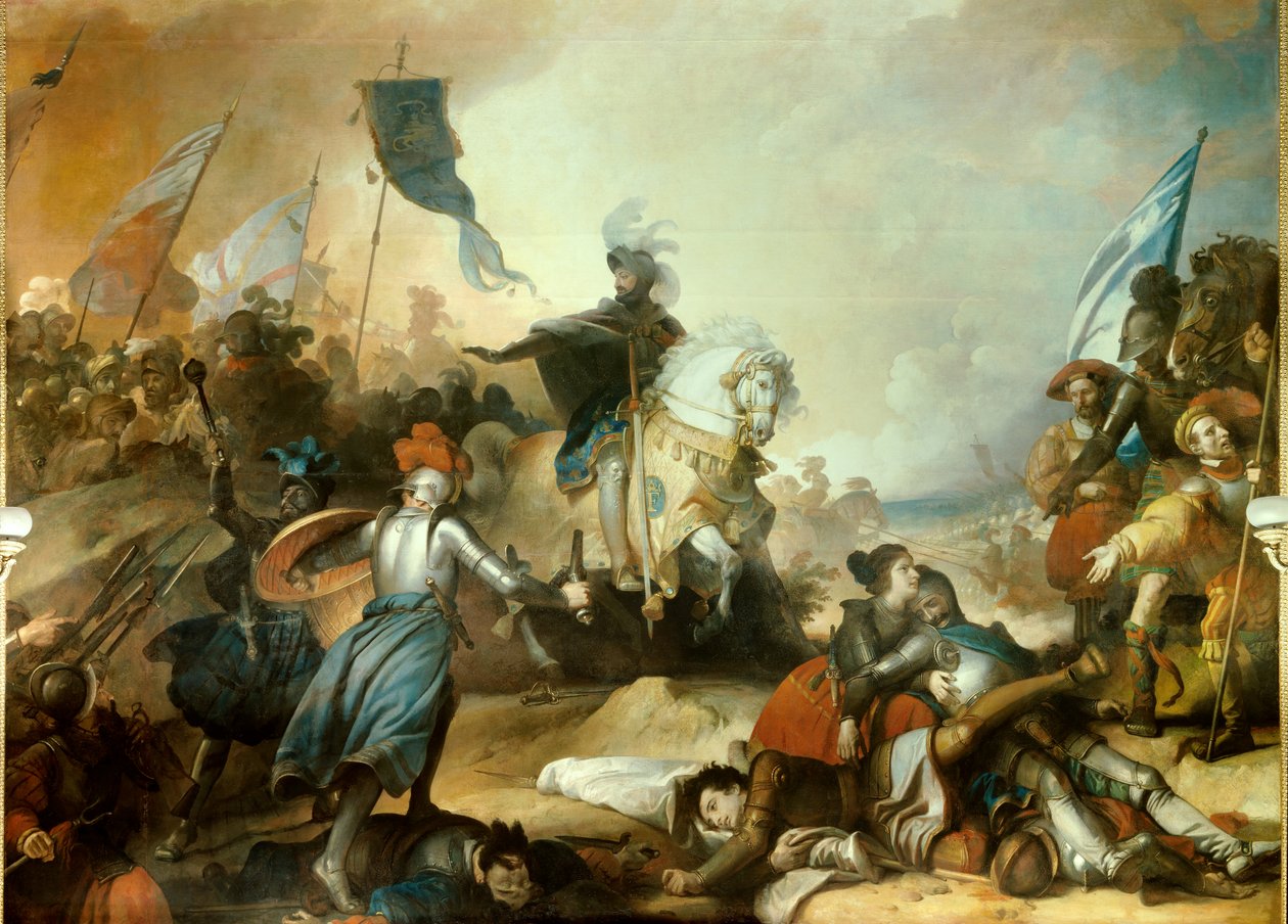 Italské války: „“ Bitva u Marignanu, 14. září od Alexandre Evariste Fragonard