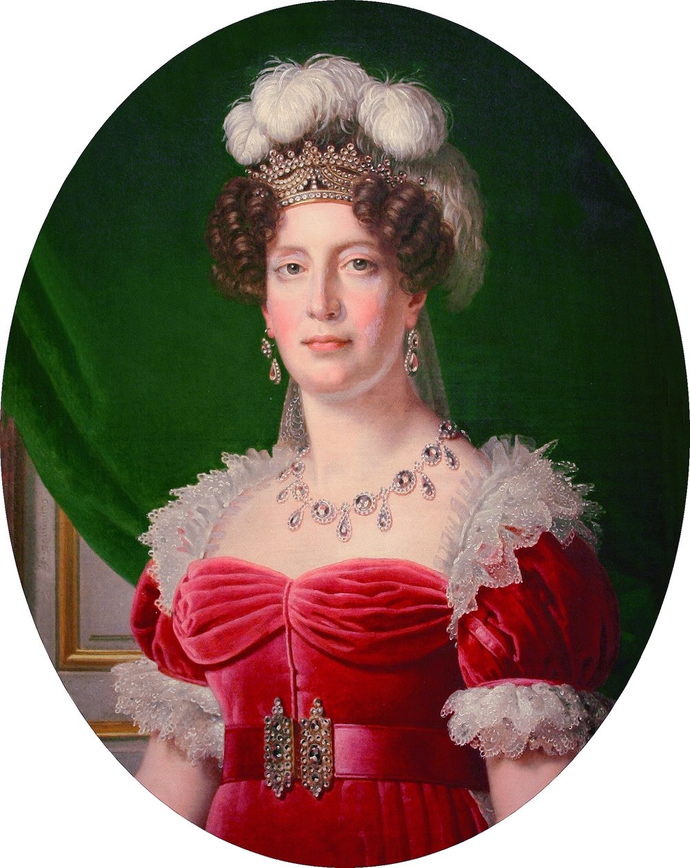 Francouzsky: Portrait en buste de Marie-Thérèse Charlotte de France, vévodkyně d