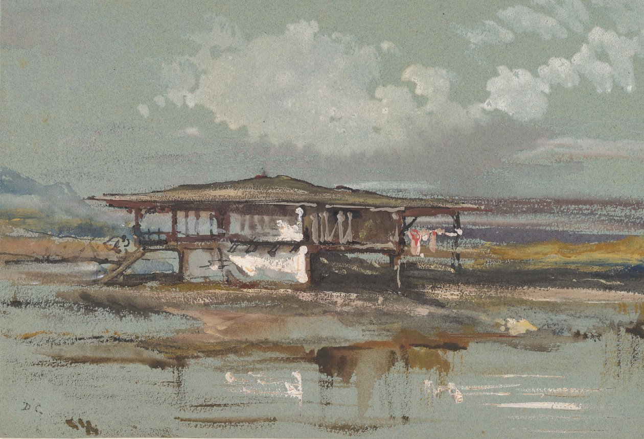 Dům v Turecku, 1820-60. od Alexandre Gabriel Decamps