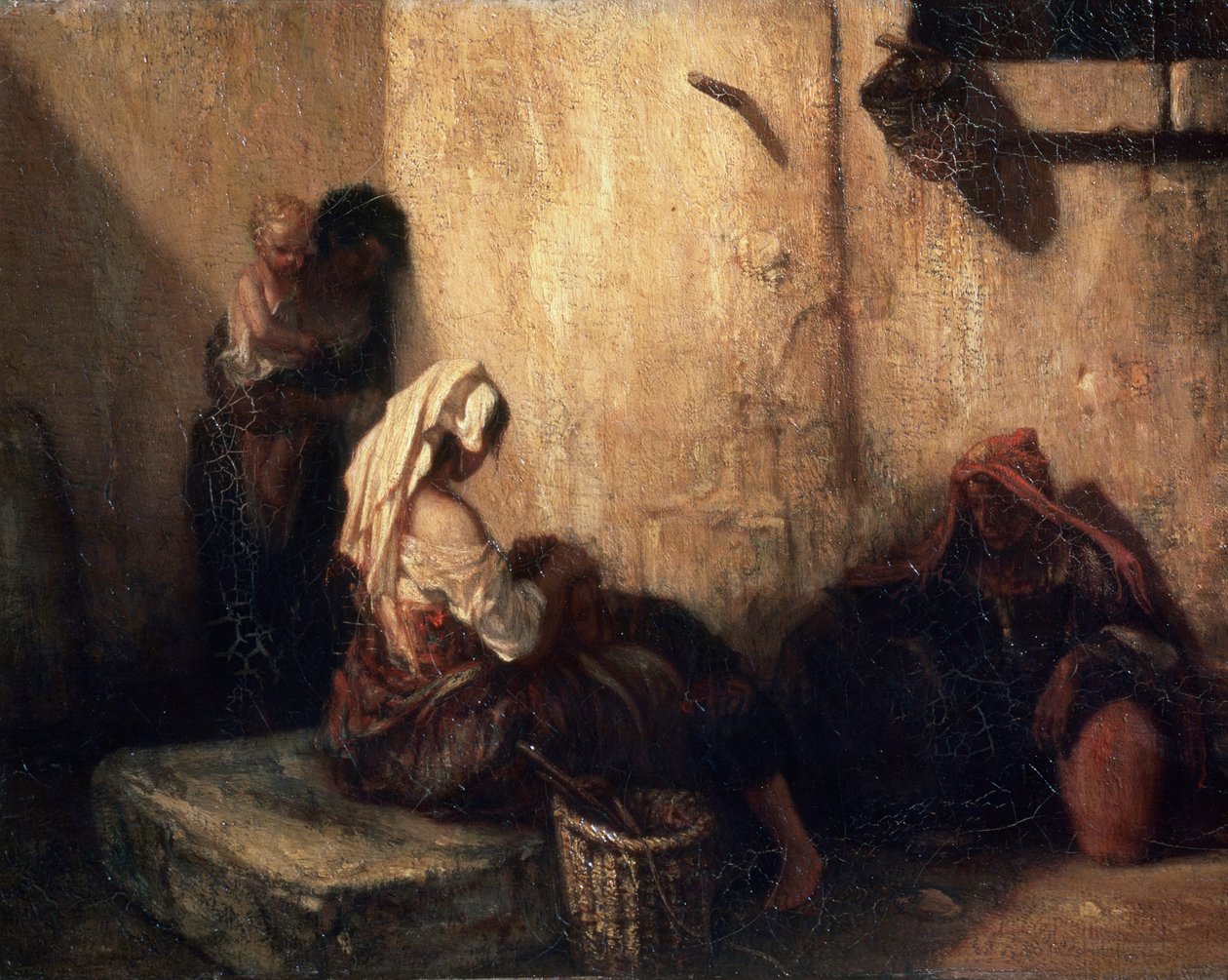 Italská pouliční scéna, 1849. od Alexandre Gabriel Decamps