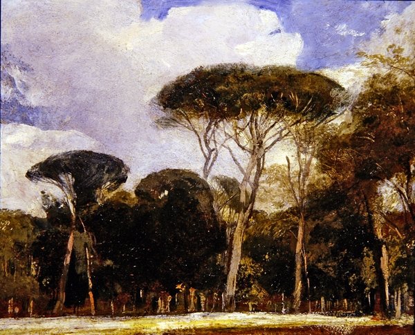 Pamphili Doria, Řím (olej na papíře) od Alexandre Gabriel Decamps
