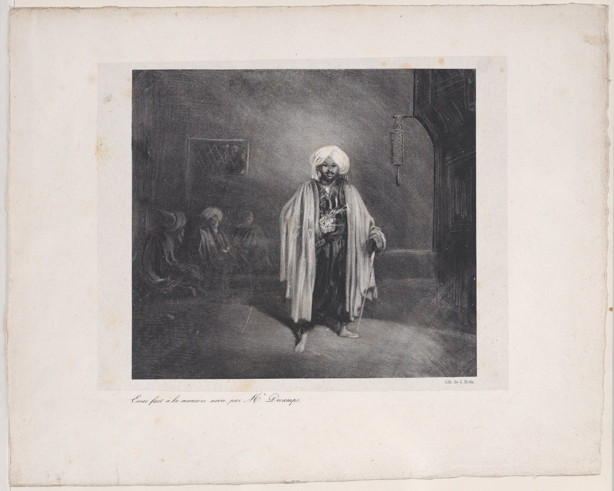 Stojící Turk, 1831. od Alexandre Gabriel Decamps