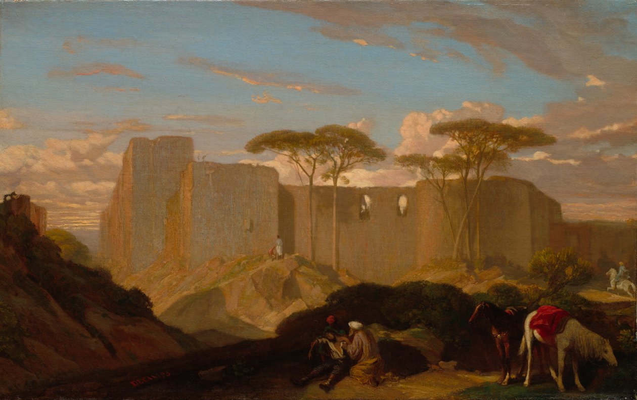 Dobrý Samaritán, asi 1842 (olej na látce) od Alexandre Gabriel Decamps