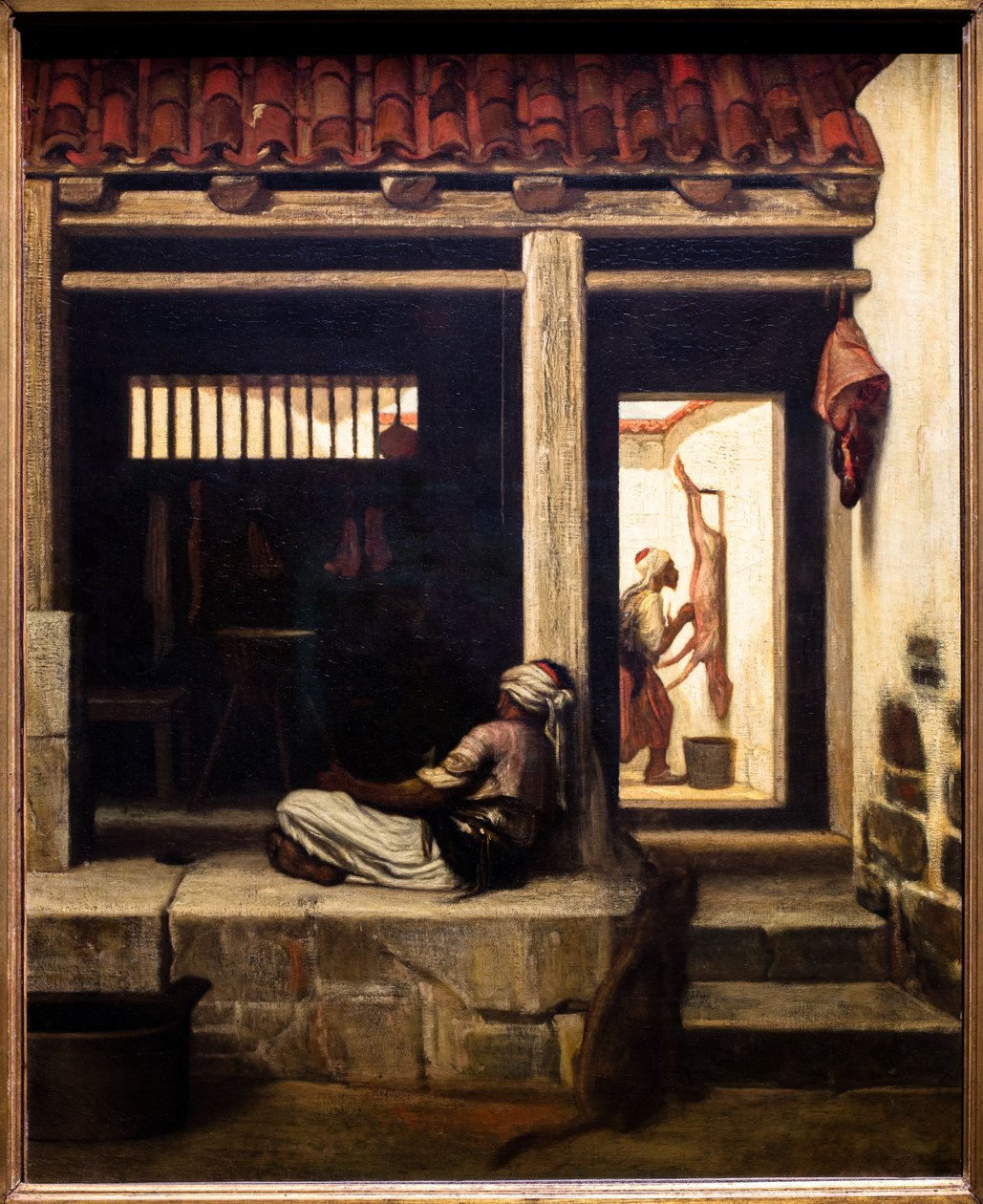 Turecký řezník od Alexandre Gabriel Decamps