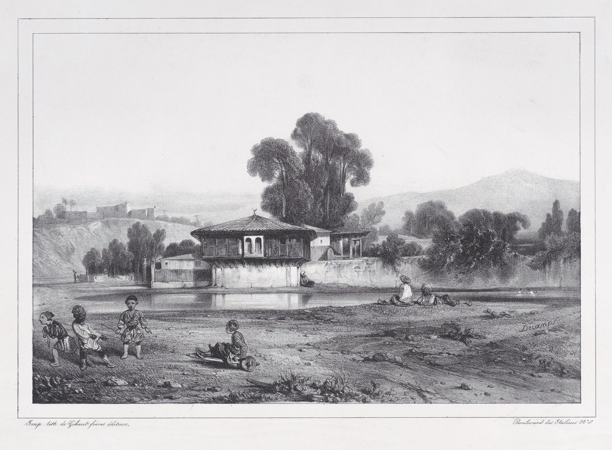 Turecká kasárna, 1823-60. od Alexandre Gabriel Decamps