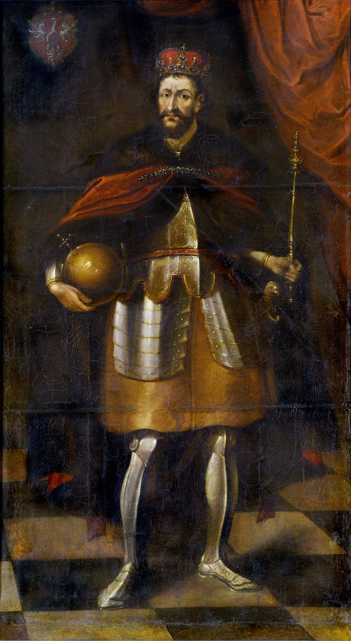 Portrét krále Vladislava II. Jagellonský, 1677 od Alexandre Jan Tricius