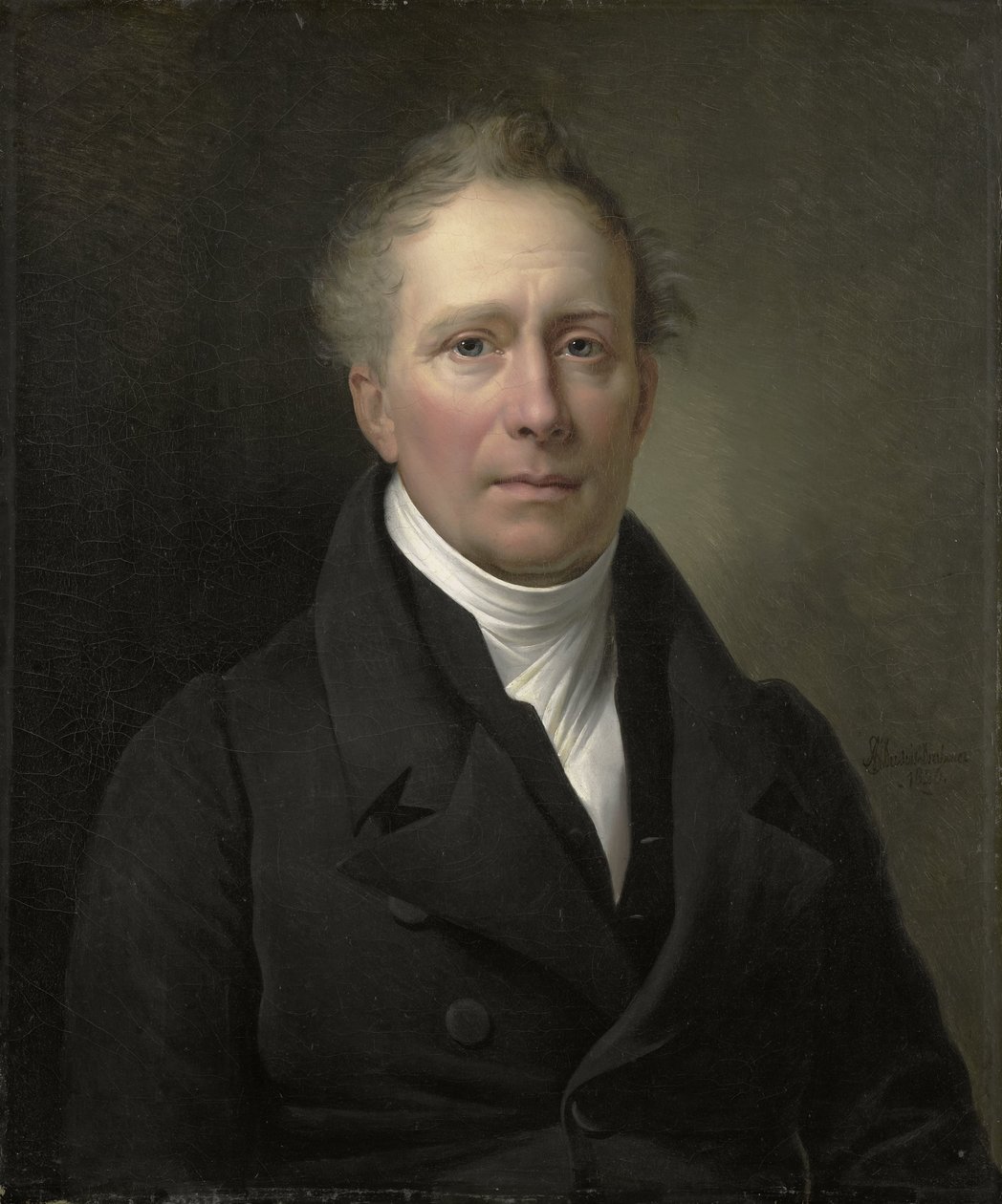 Daniel Francis Schas (1772-1848), člen rady pro obchod a kolonie od roku 1814 do roku 1820 od Alexandre Jean Dubois Drahonet (signed by artist)