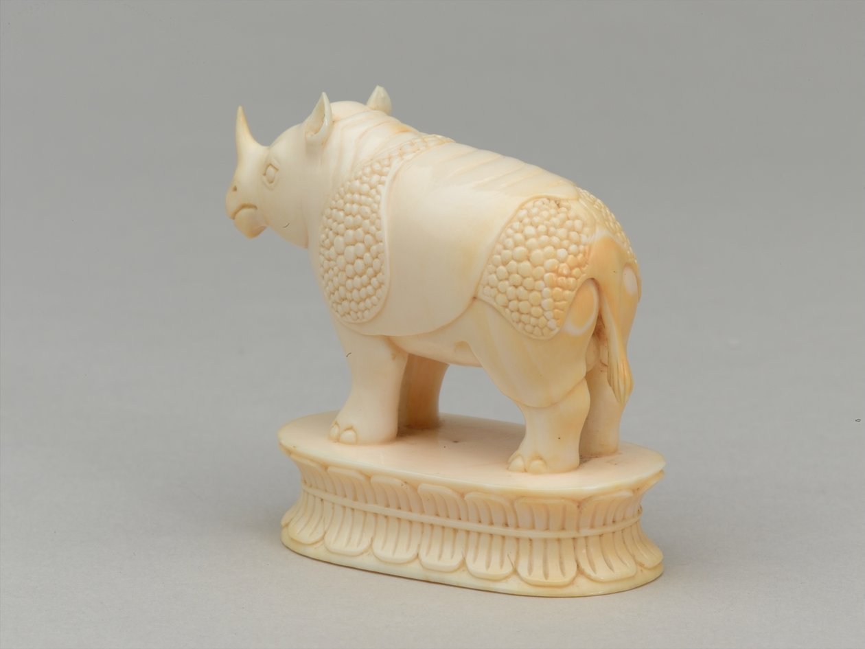 Bílý biskup, šachová figurka, Indie, circa 1820 od Alexandre Josquin