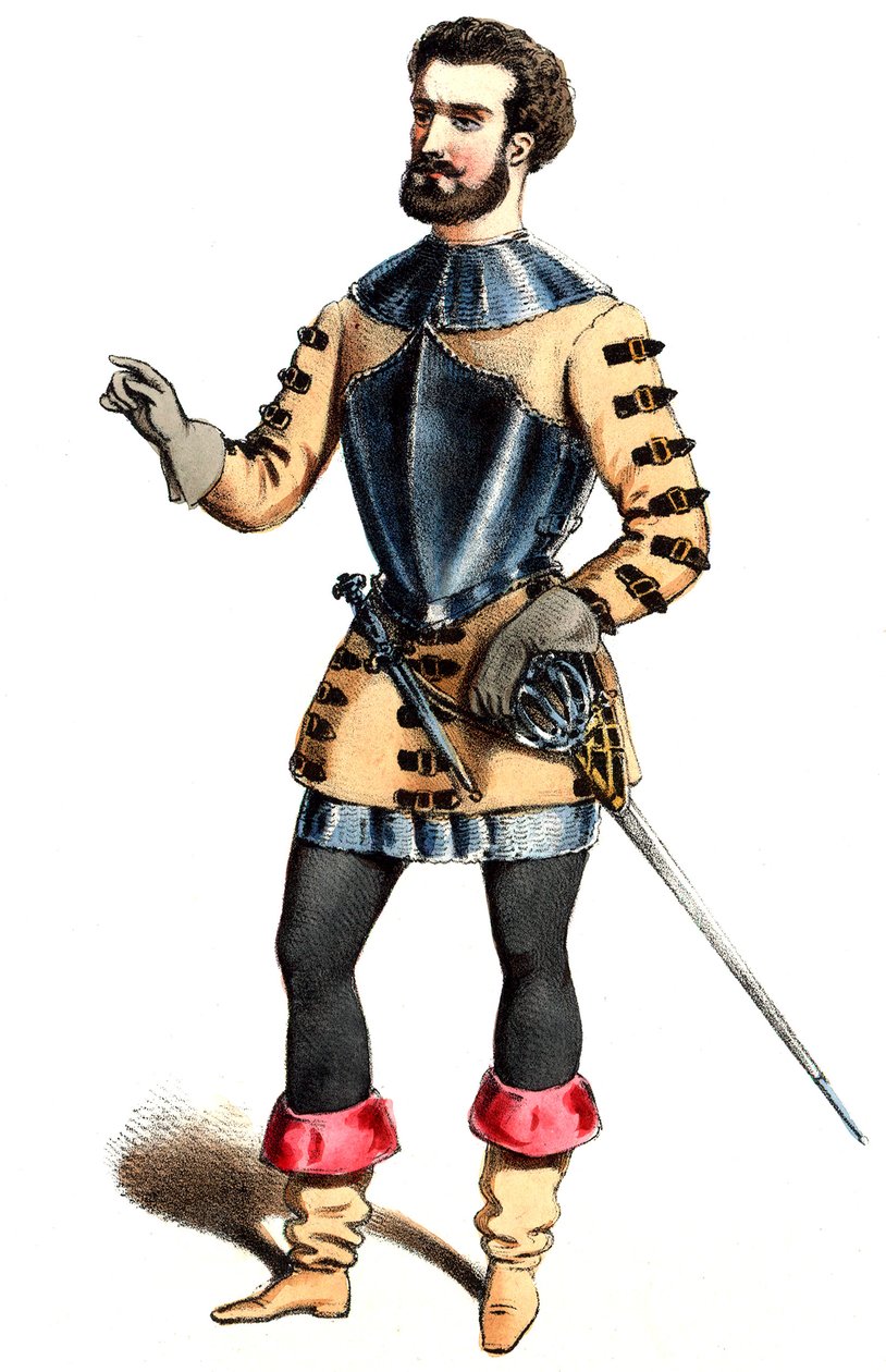 Auber - Haydée - Hermann Léon, role Malipieriho - litografie Alexandre Lacauchie, 1847 od Alexandre Lacauchie