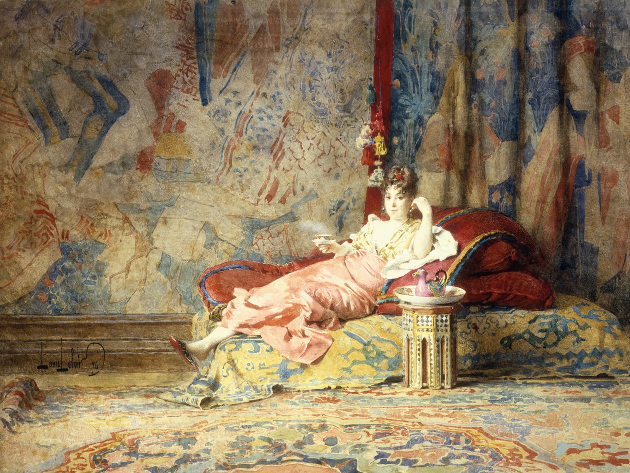 Harem Beauty, 1876 od Alexandre Louis Leloir