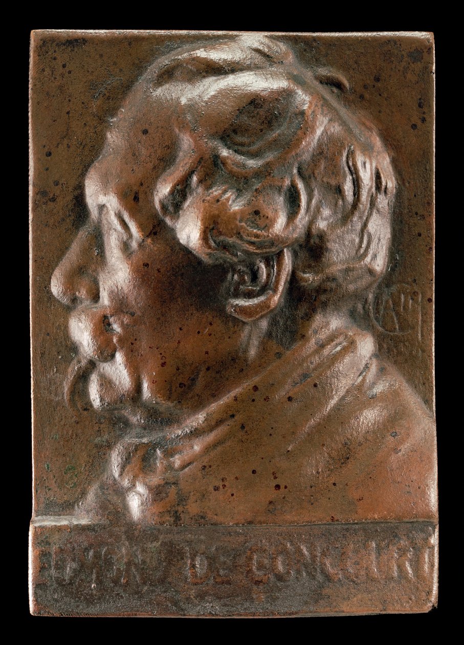 Edmond de Goncourt, 1822-1896, spisovatel a kritik, c. 1891. od Alexandre Louis Marie Charpentier