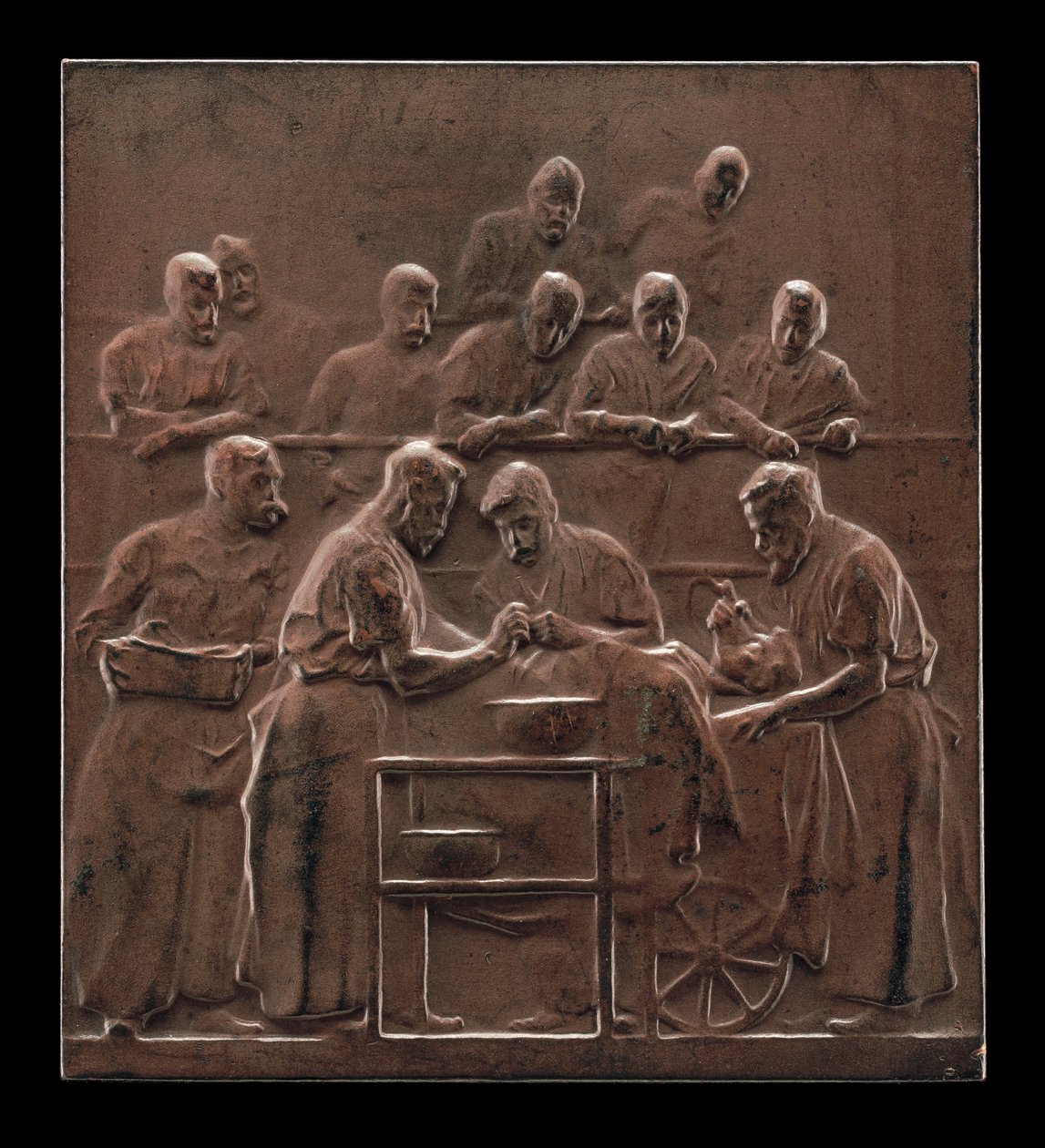 Monod předvádějící postup na operačním sále [reverzní], c. 1906. od Alexandre Louis Marie Charpentier