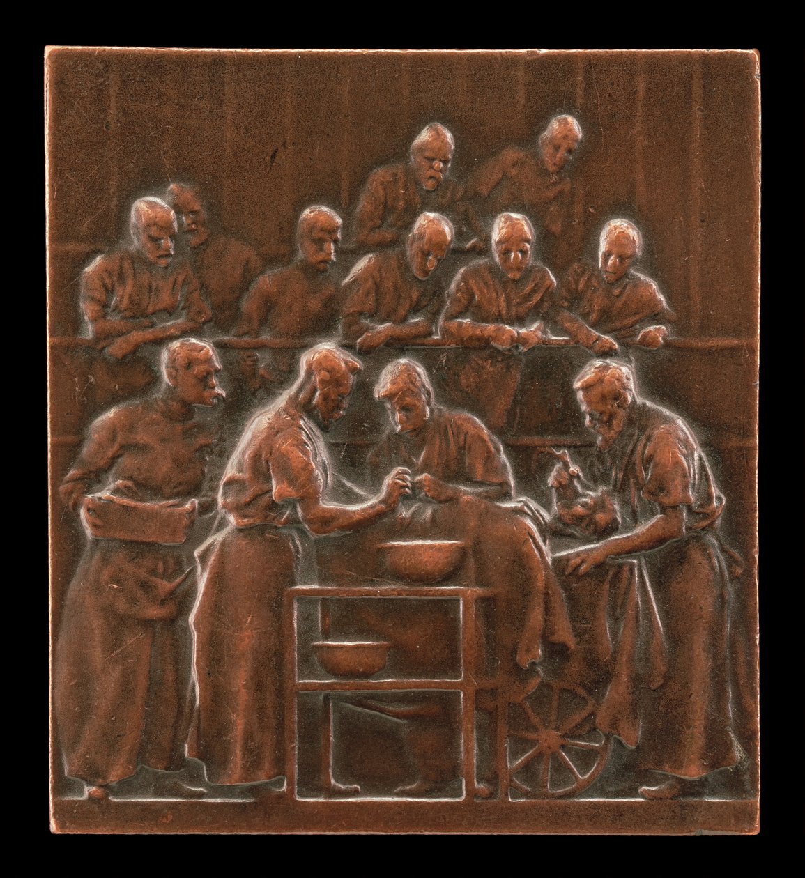 Monod předvádějící postup na operačním sále [reverzní], c. 1906. od Alexandre Louis Marie Charpentier