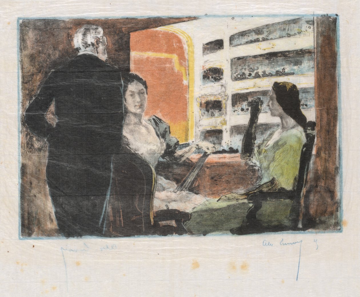 The Opera Box La Loge de LOpera, 1894. od Alexandre Lunois