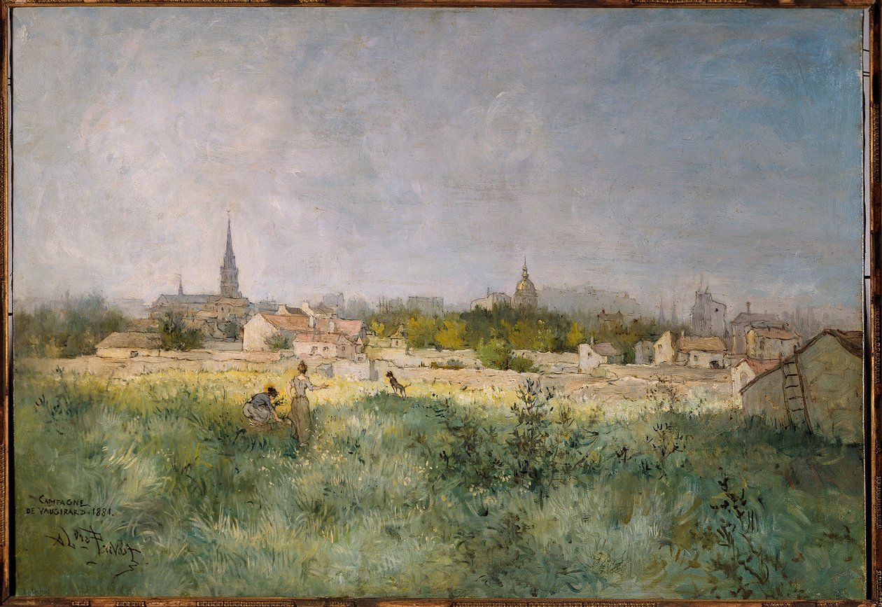 Vaugirardova kampaň v roce 1881 Obraz Alexandra Prevosta (19. století) Slunce. 0,46 x 0,65 m Paříž. Muzeum karnevalu od Alexandre Prevost