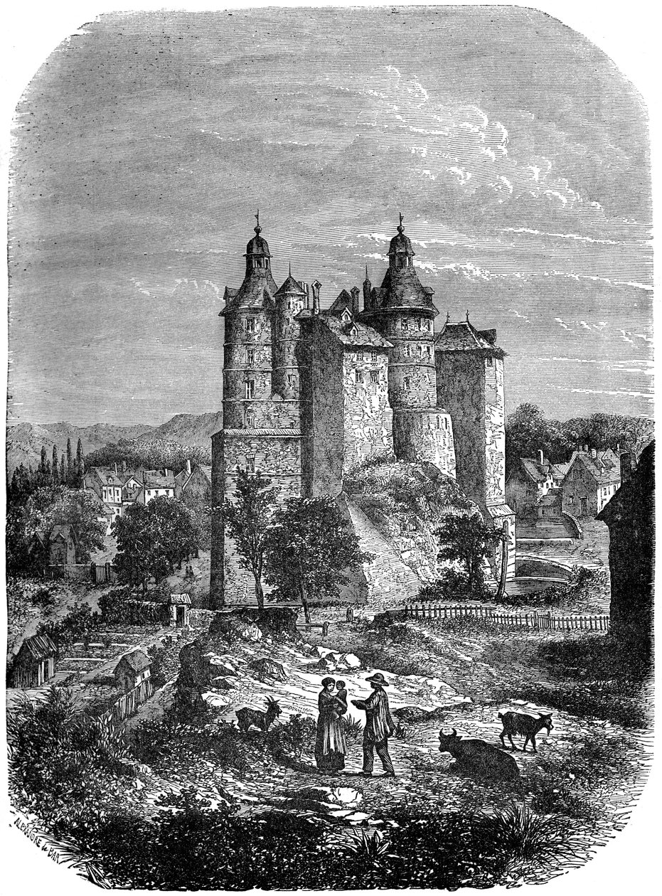 Chateau de Montbeliard Hrad Montbeliard, Francie, 1882-1884 od Alexandre de Bar