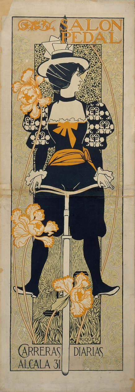 Reklamní plakát Salon Pedal, 1897 od Alexandre de Riquer