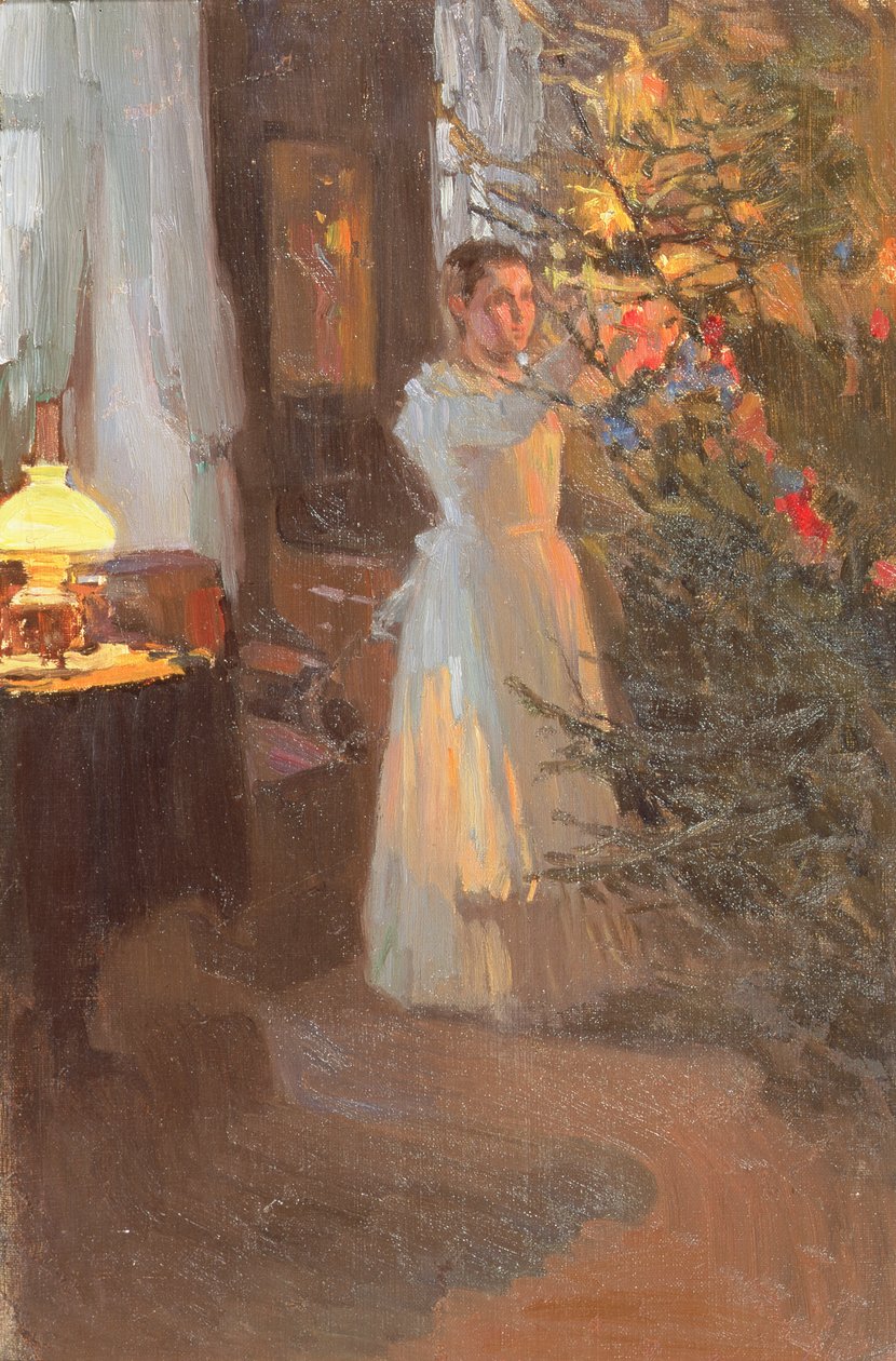 Vánoční strom, 1910 od Alexei Mikhailovich Korin