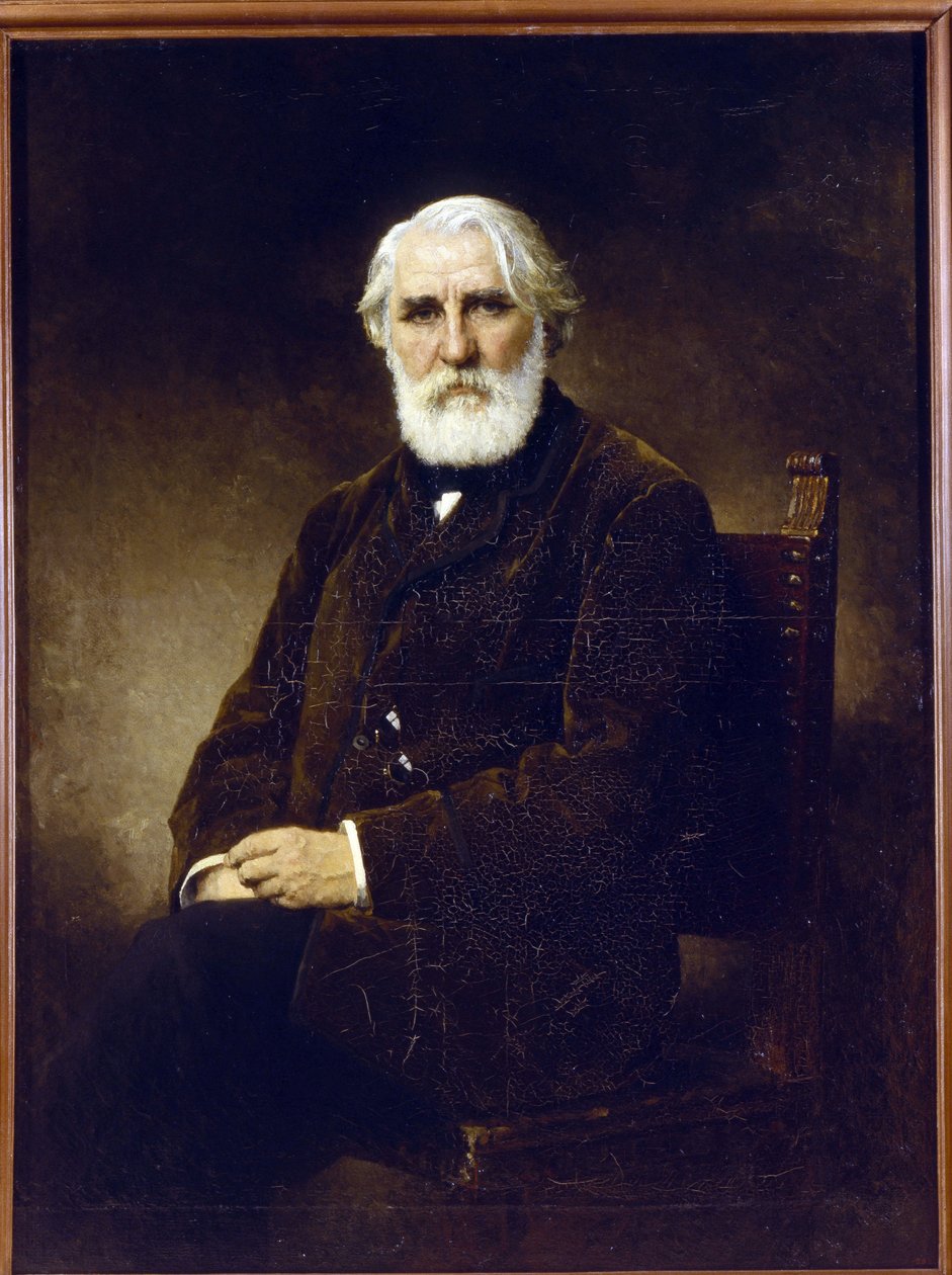 Ivan Tourgueniev - Portrét autora Ivana S. Turgeneva (1818-1883) - Peinture de Alexej Alexejevič Harlamov (1840-1922) - 1875 - Olej na plátně - 144x108 - Státní ruské muzeum, Petrohrad od Alexei Alexevich Harlamoff