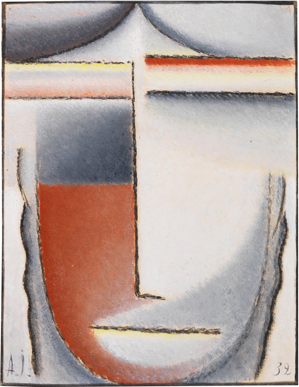 Zimní nálada Abstraktní hlava, 1932. od Alexei Javlensky von
