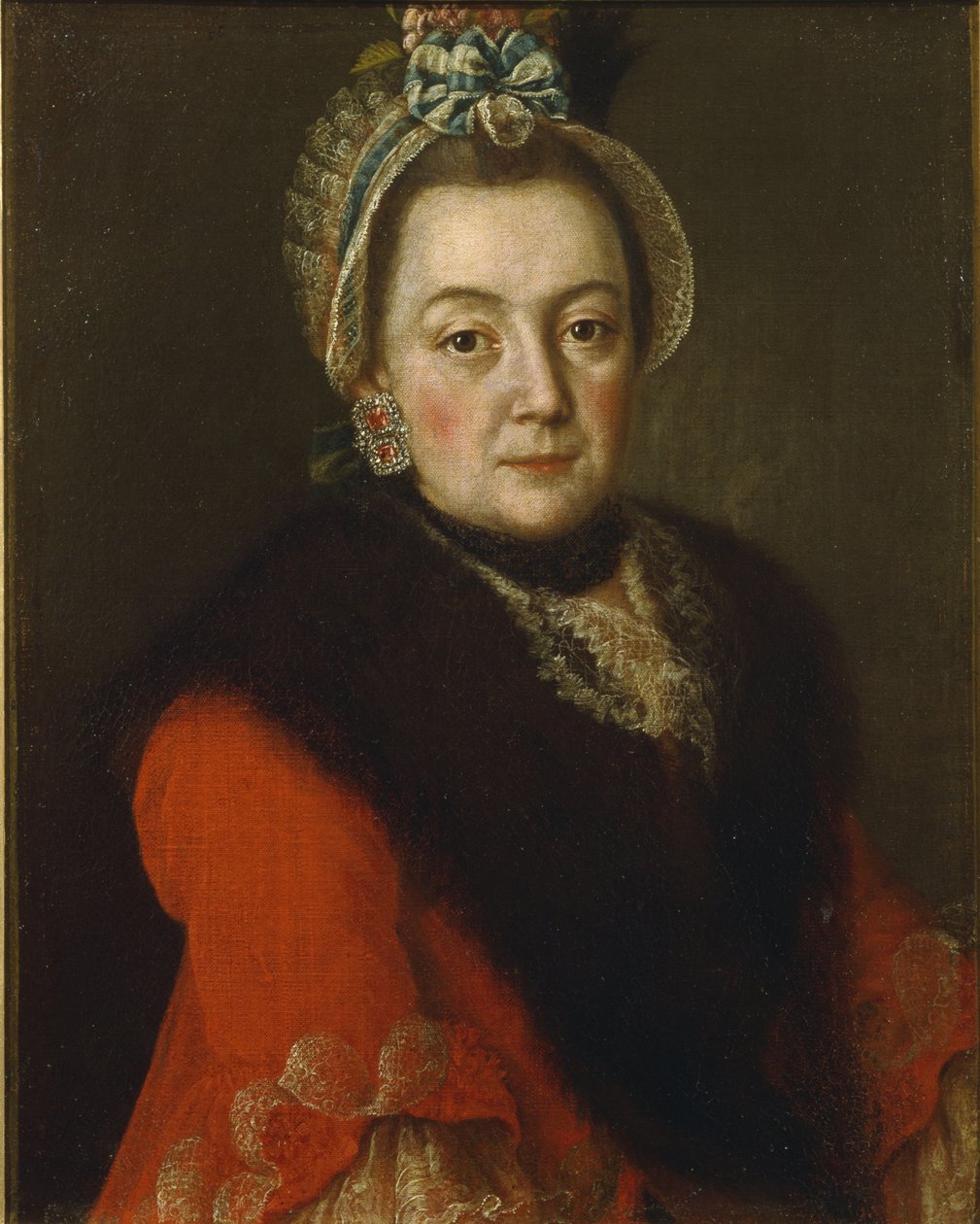 Portrét Anny Ivanovny Kolycheva, 1768 od Alexei Petrovich Antropov