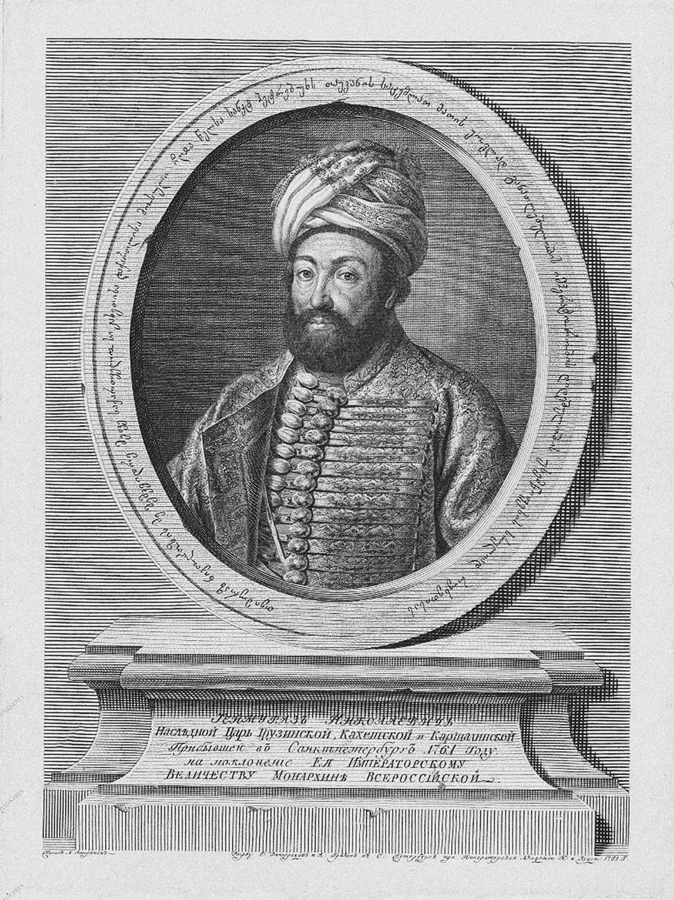 Teimuraz II 1700-1762, král Kakheti, 1761 od Alexei Petrovich Antropov
