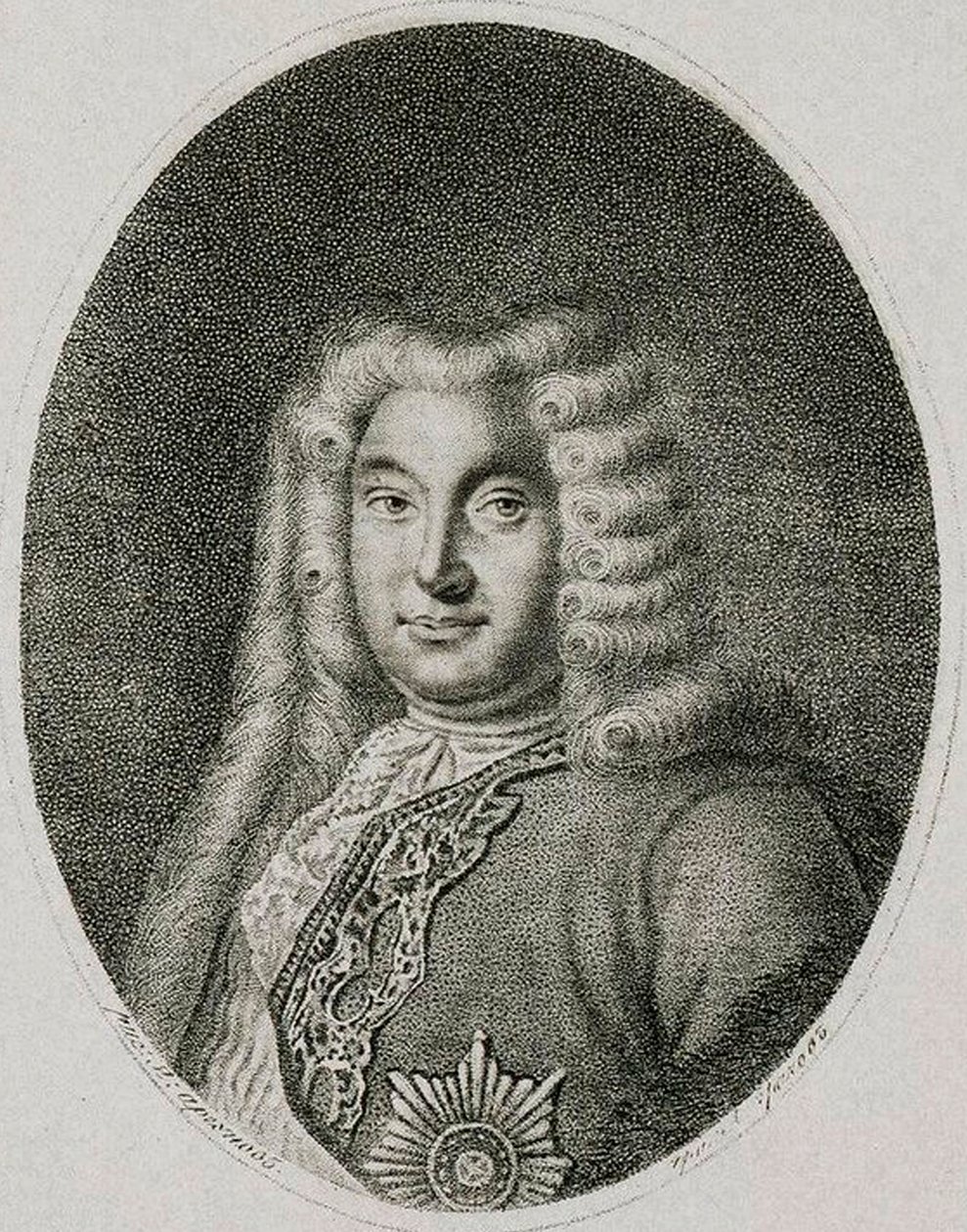 Portrét vicekancléře hraběte Andrey Ostermann 1687-1747, c1812. od Alexei Petrovich Grachev