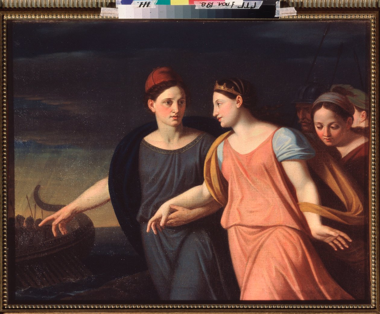 Paris Abducting Helene (Paris Abducting Helen) - Obraz Alexeje Jegoroviče Jegorova (1776-1851), olej na plátně od Alexei Yegorovich Yegorov