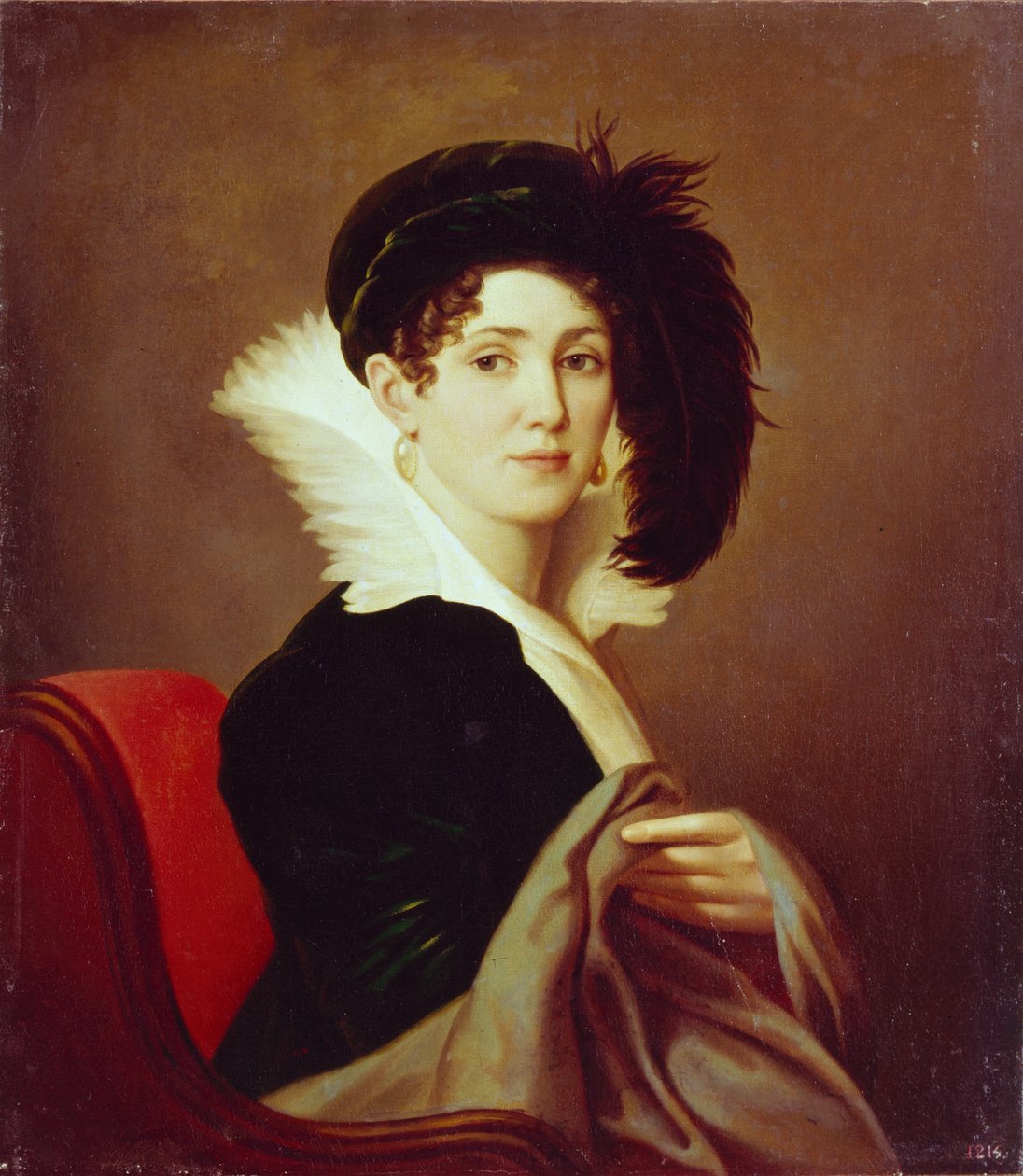 Portrét Marie Petrovna Buyalskaya, 1824 od Alexei Yegorovich Yegorov