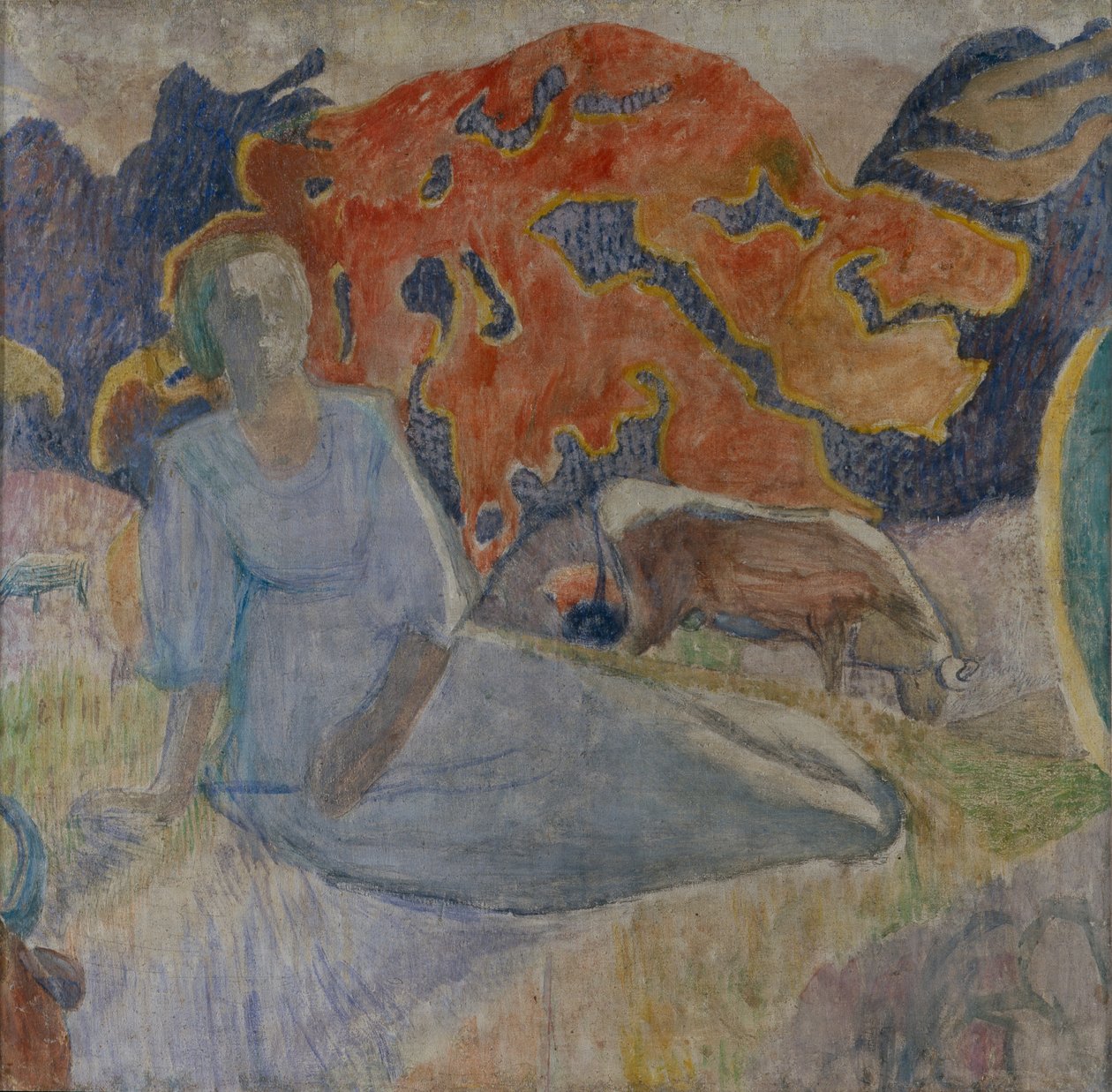 Pastýřka, 1907 od Alexei Yeremeevich Karev