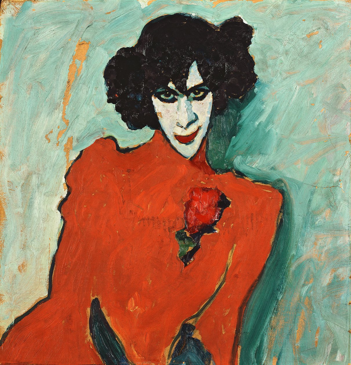 Portrét tanečníka Aleksandra Sacharova od Alexej von Jawlensky