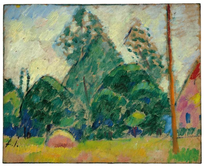 Kulatý vodní hrad Baume od Alexej von Jawlensky