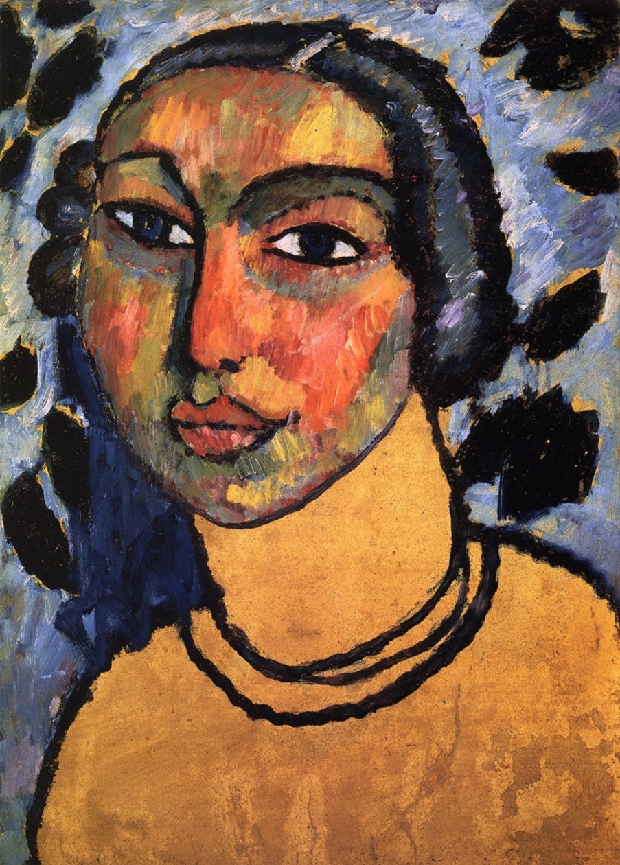 Židovka, kolem roku 1912 od Alexej von Jawlensky