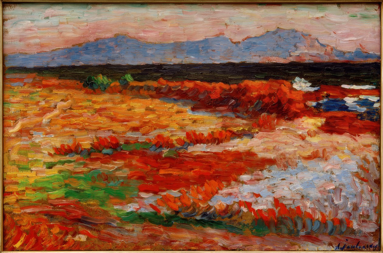 A. v. Jawlensky, Středozemní moře poblíž Marseille od Alexej von Jawlensky