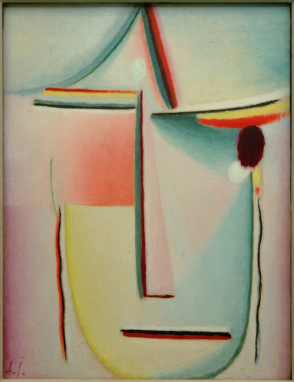 Abstraktní hlava: osud od Alexej von Jawlensky