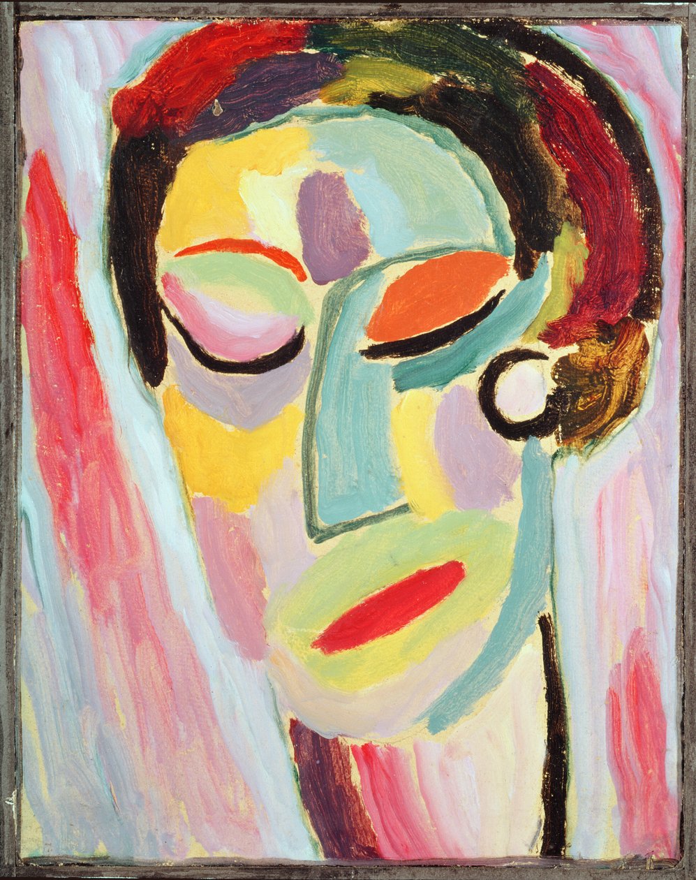 Zavřené oči od Alexej von Jawlensky