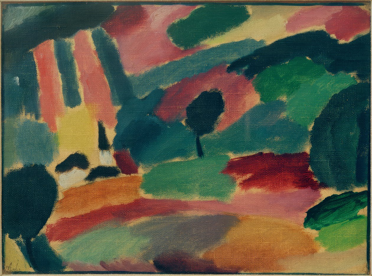 Bouřková krajina od Alexej von Jawlensky