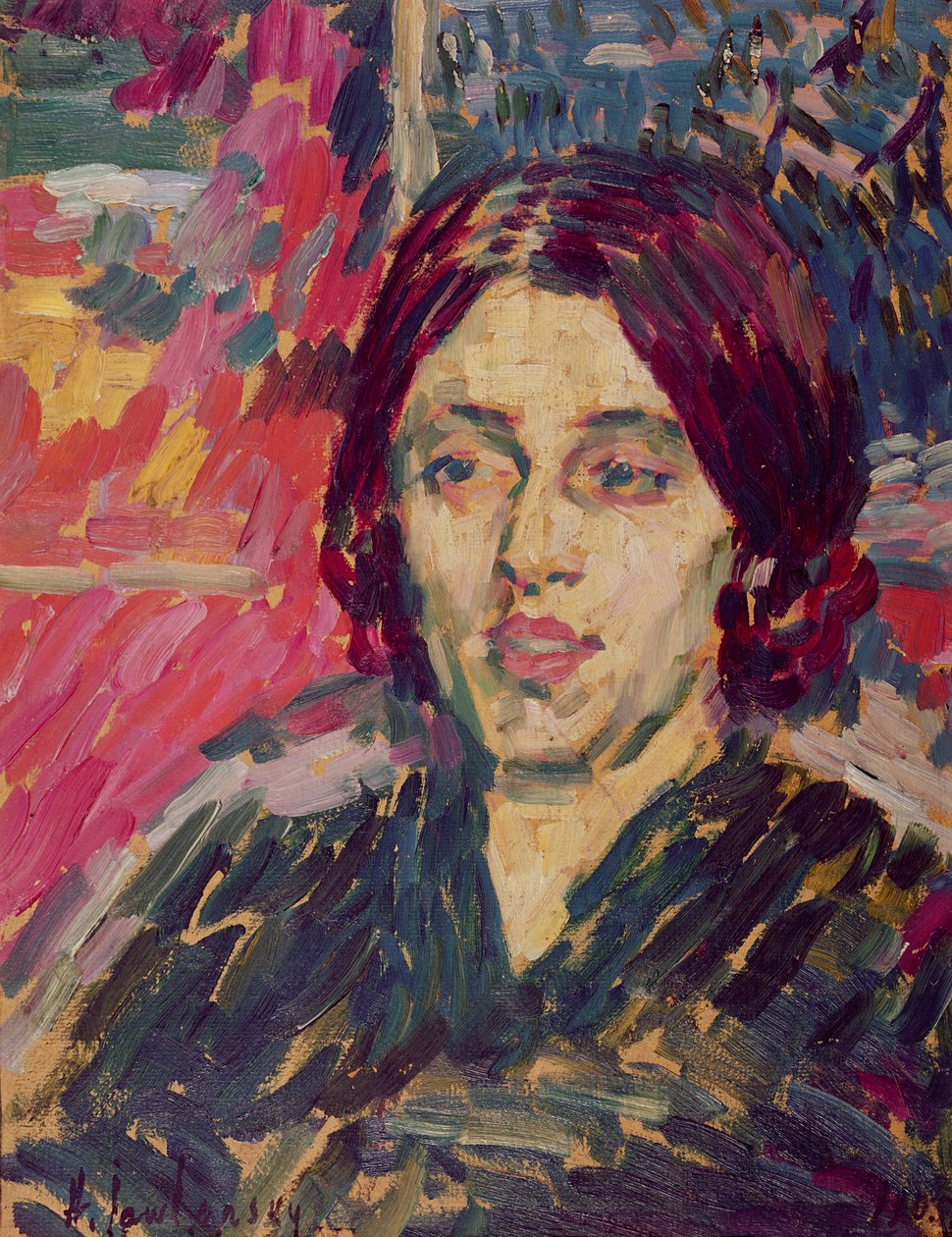 Marie Curie (1867-1934) kolem roku 1905 od Alexej von Jawlensky