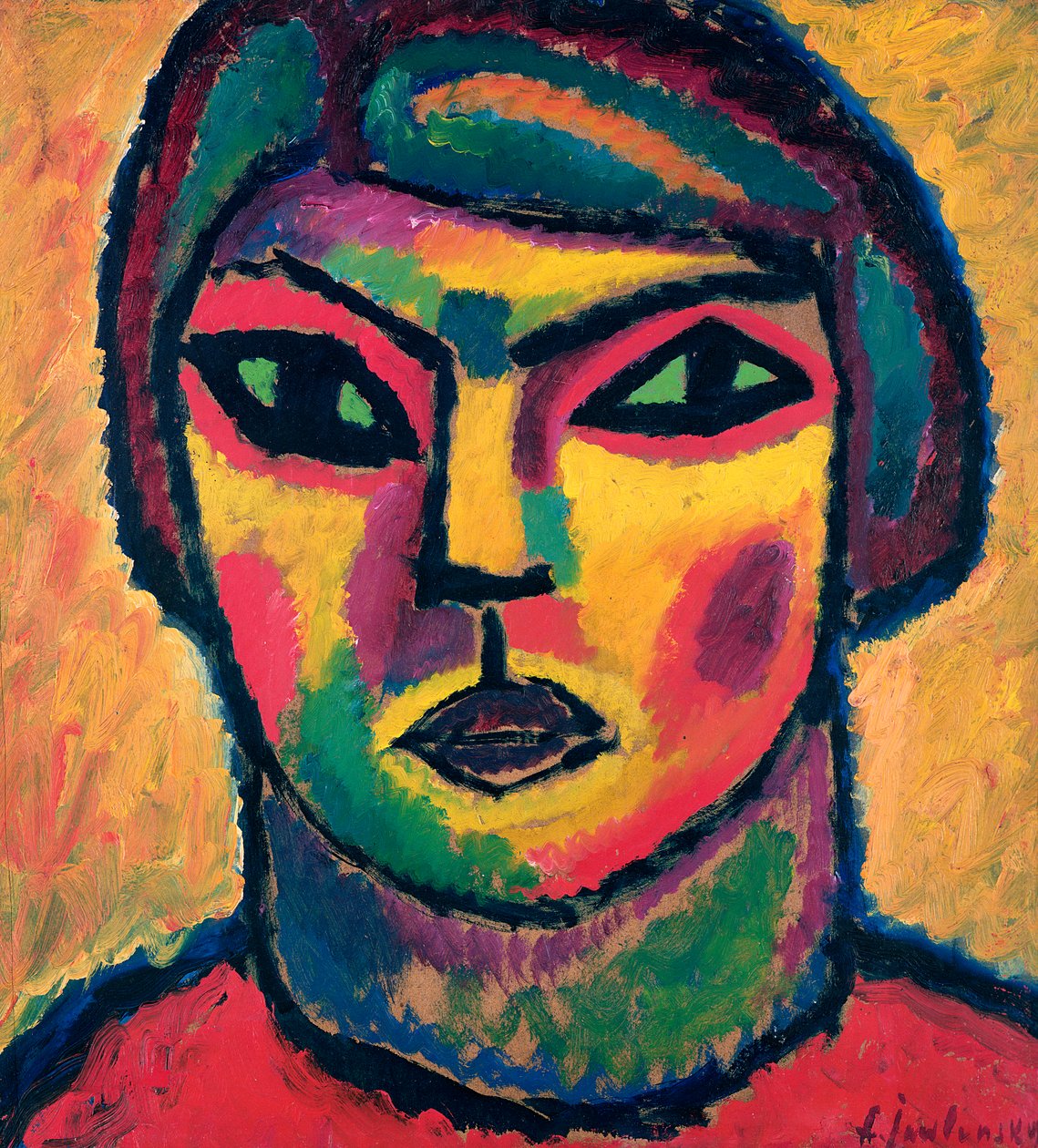 Zralost, kolem 1912 od Alexej von Jawlensky