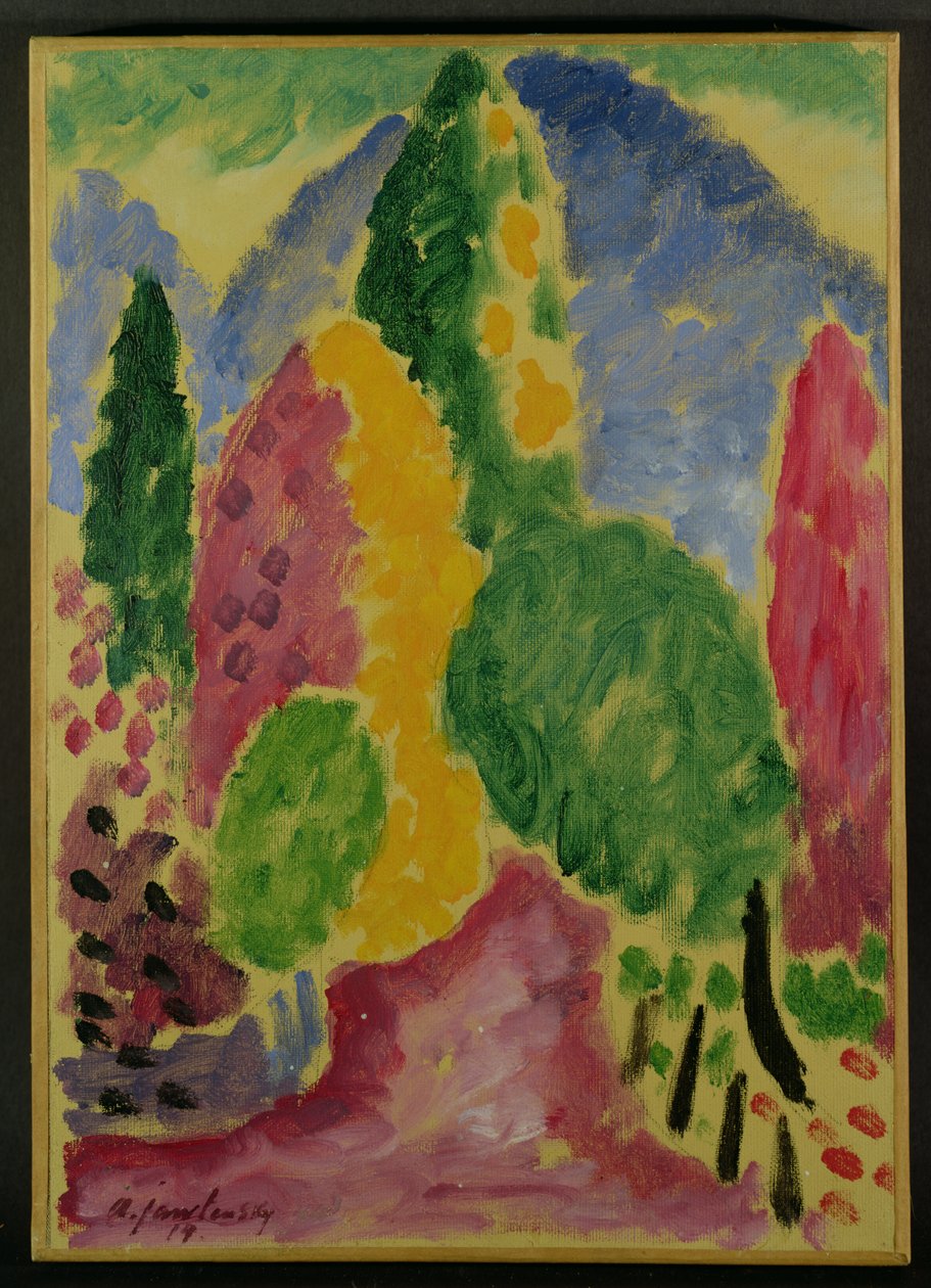 Variace, 1914 od Alexej von Jawlensky