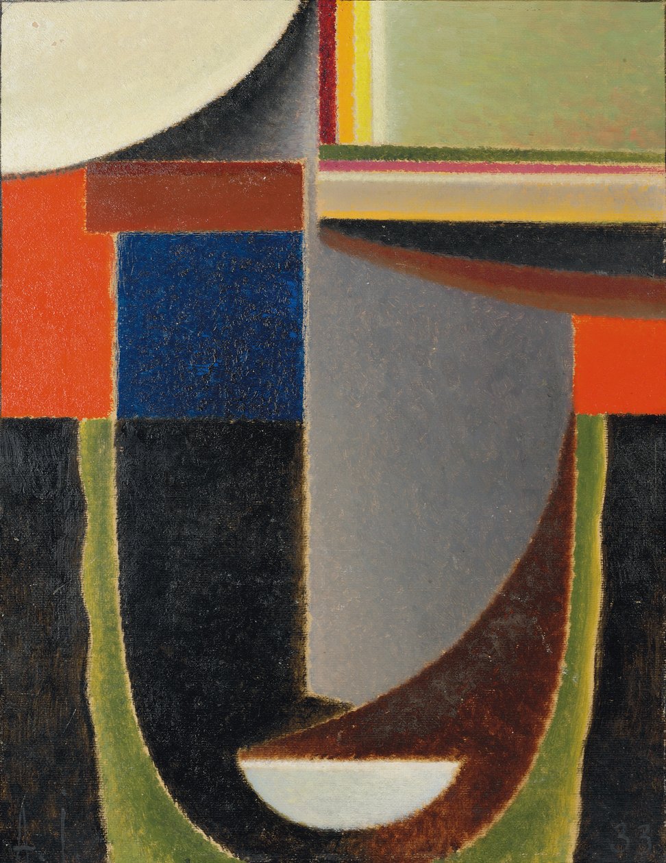 Abstraktní hlava: Andante; Abstraktní hlava: Andante, 1933 od Alexej von Jawlensky