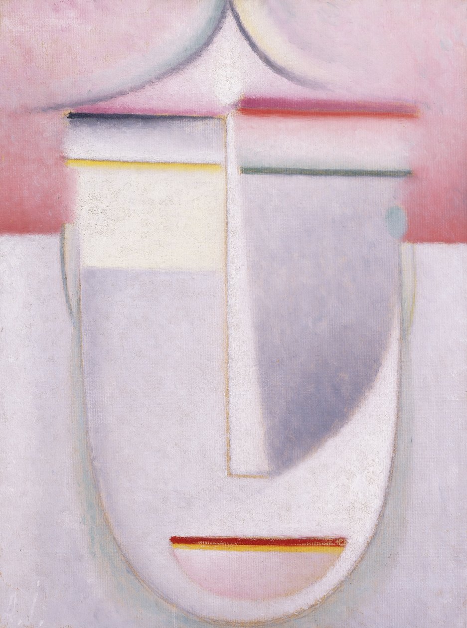 Abstraktní hlava: Kompozice č. 2 "Zima"; Abstraktní hlava: Skladba č. 2 "Zima", kolem 1924 od Alexej von Jawlensky