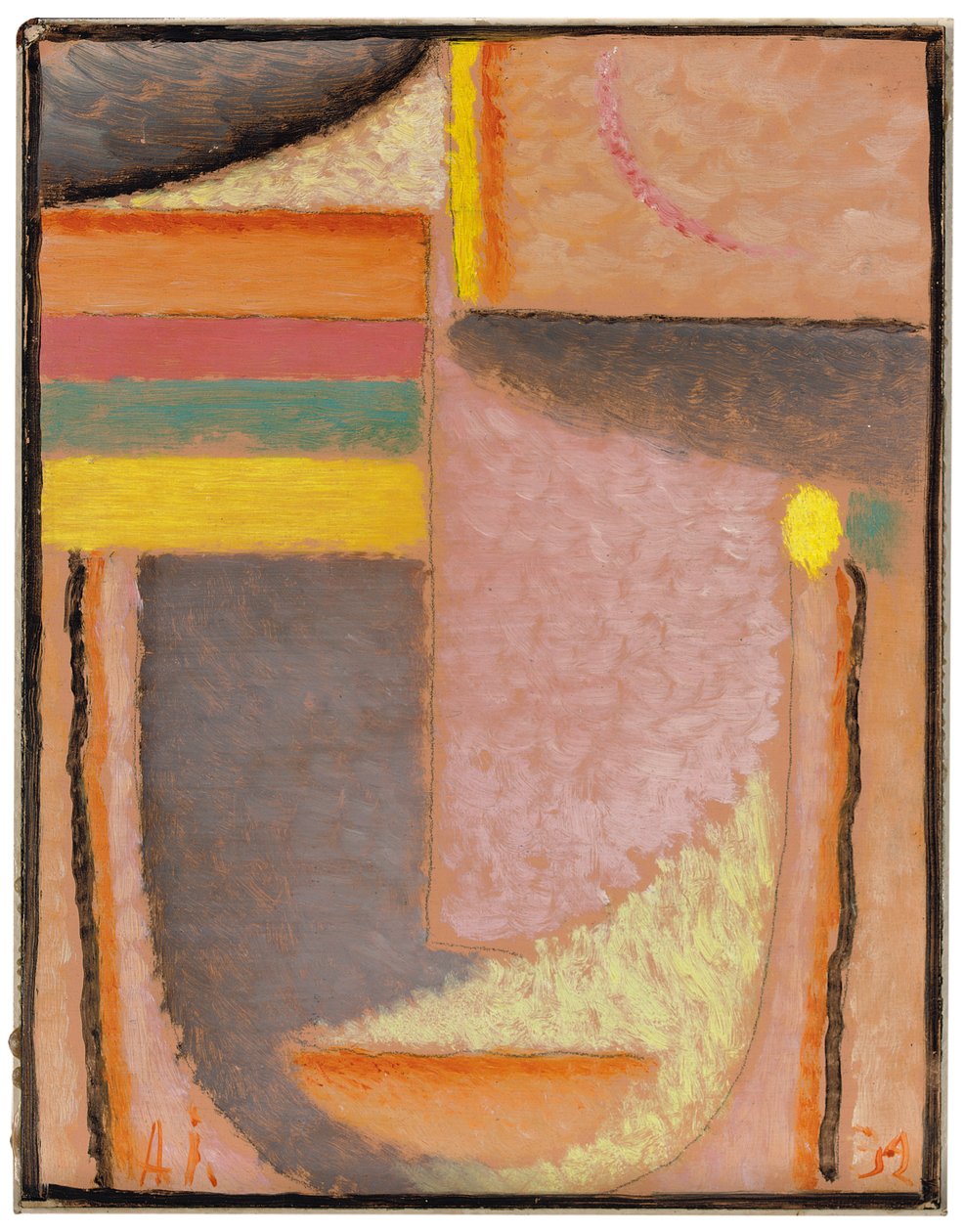 Abstraktní hlava: Parthenon, 1932 od Alexej von Jawlensky