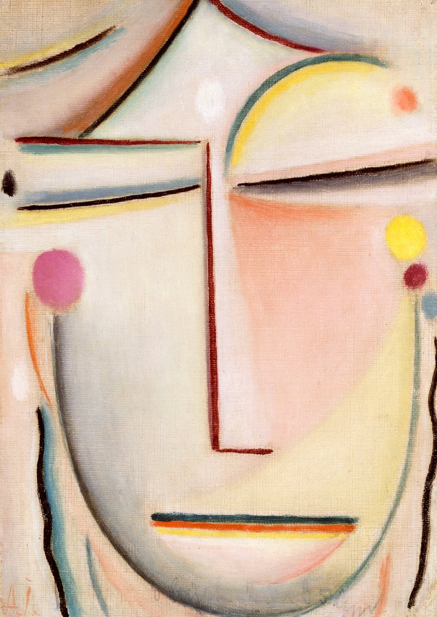 Abstrakt hlavy: Ranní světlo, kolem roku 1920 od Alexej von Jawlensky